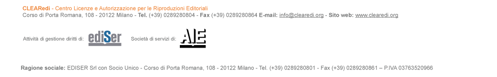 Clearedi Diritto D Autore